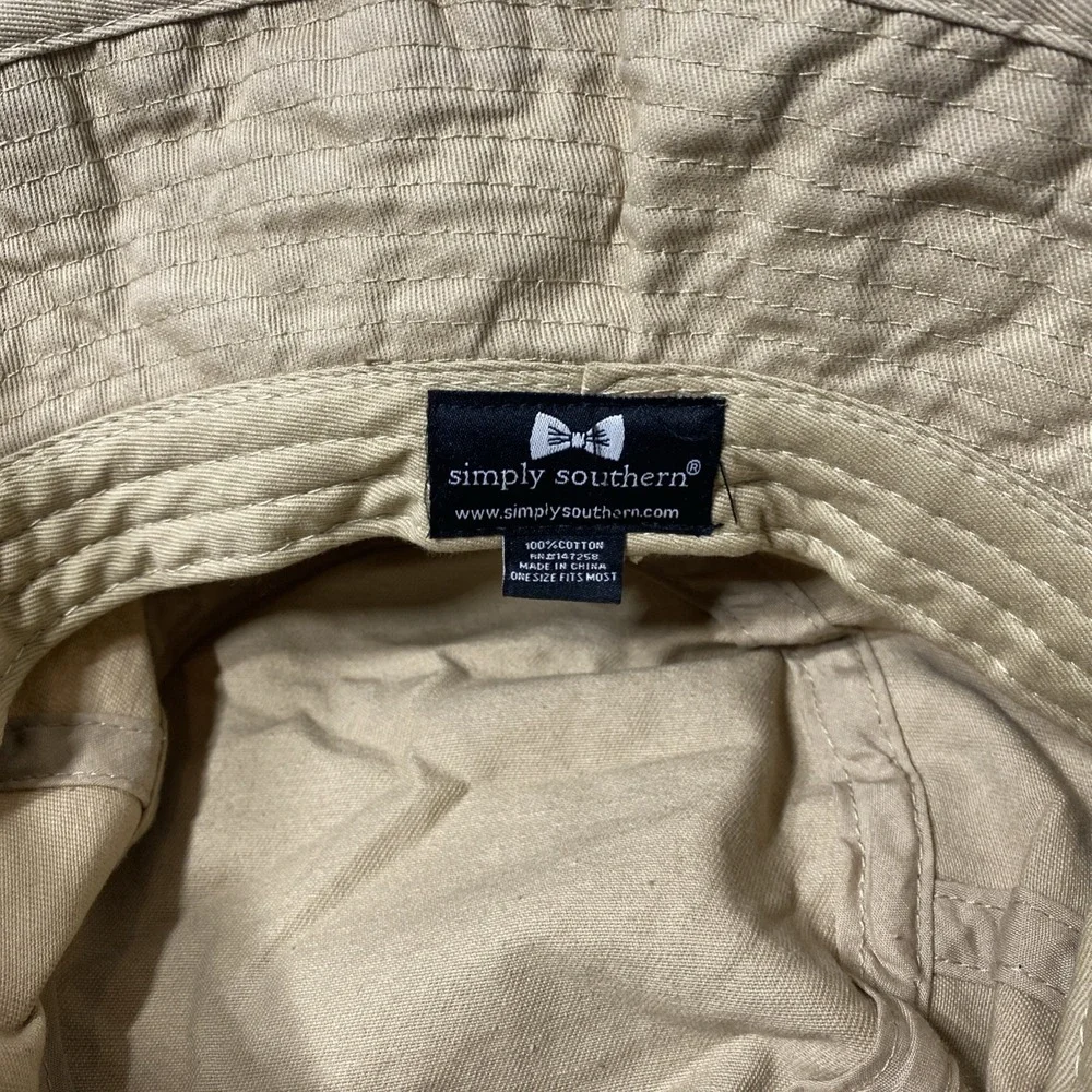 Simply Southern Women's Bucket Hat Tan‎ One Size Fits Most